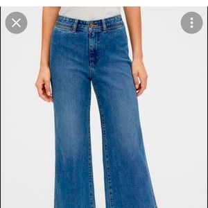 Gap High Rise Wide-Leg Crop Jean